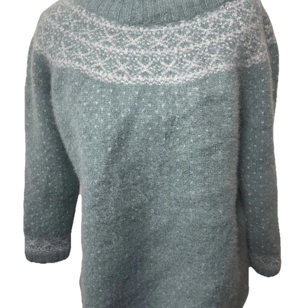 Talbots Women's Cowl Neck Sweater - Soft Blue